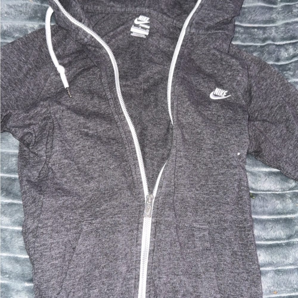 Nike Gray Zip Up